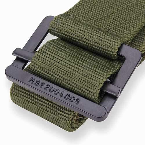 Mens Belt CQB Rescue Rappelling Nylon Metal Canvas Tactics Strip