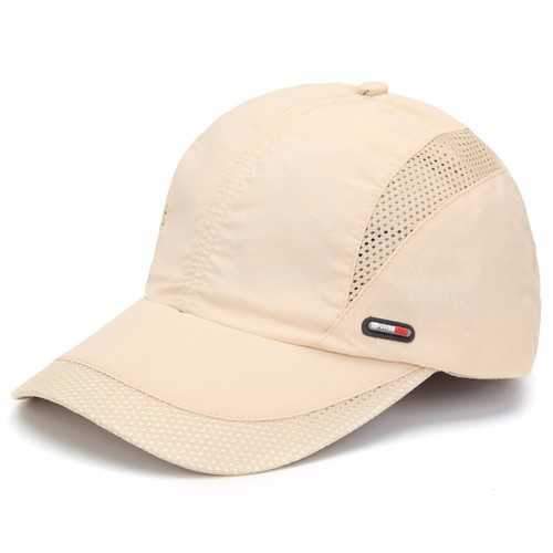 Men Hat Breathable Polyester Acrylic Outdoor Sports Golf Mesh Baseball Cap