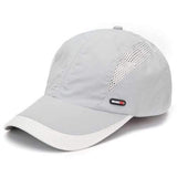 Men Hat Breathable Polyester Acrylic Outdoor Sports Golf Mesh Baseball Cap
