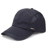 Men Hat Breathable Polyester Acrylic Outdoor Sports Golf Mesh Baseball Cap