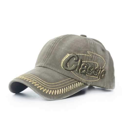 Mens Cotton Washed Baseball Caps