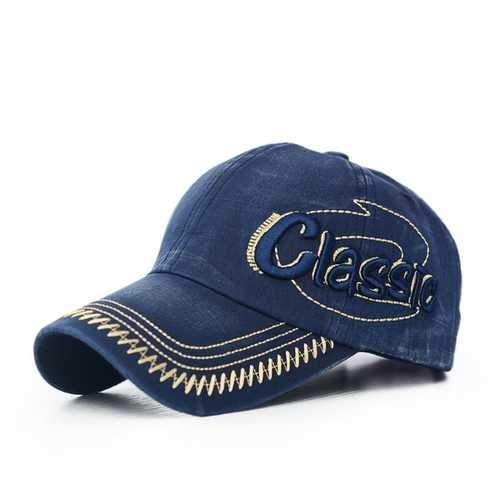 Mens Cotton Washed Baseball Caps