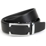 120CM Men Belt First Layer Cowhide Automatic Adjustable Buckle Strip