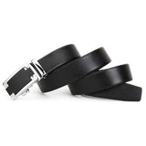 120CM Men Belt First Layer Cowhide Automatic Adjustable Buckle Strip