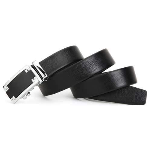 120CM Men Belt First Layer Cowhide Automatic Adjustable Buckle Strip