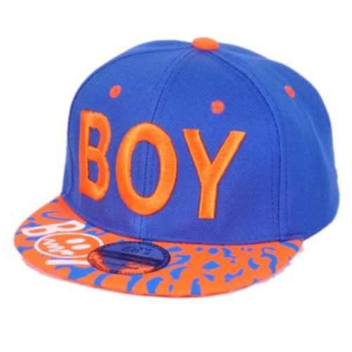Unisex BOY Letter  Embroidery  Baseball Cap Leopard Brim Snapback Adjustable Hat