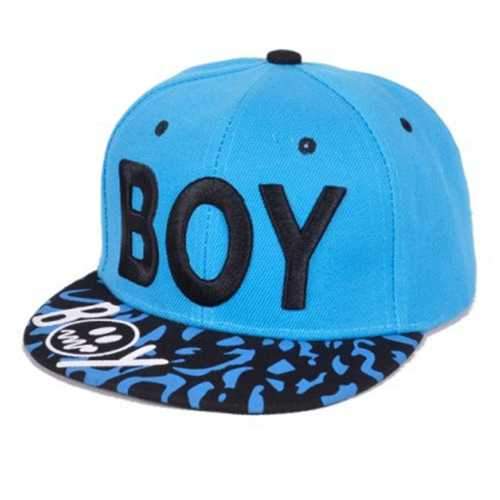 Unisex BOY Letter  Embroidery  Baseball Cap Leopard Brim Snapback Adjustable Hat