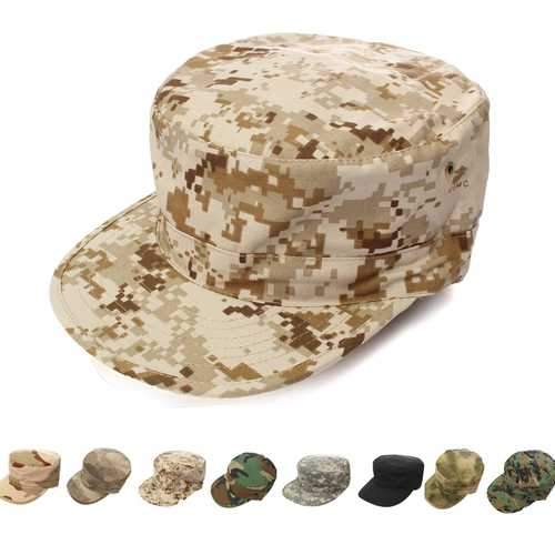 Unisex Hunting Tactical Military Patrol Cap Equipped Camouflage Flat Hat