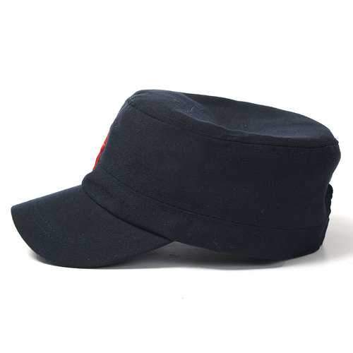 Unisex  Red Star Cotton Army Cadet Military Cap