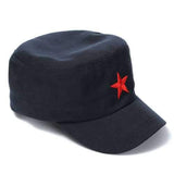 Unisex  Red Star Cotton Army Cadet Military Cap