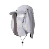 Unisex Outdooors Protection Uv Proof Windproof Fishing Cap Neck Face Flap Hat