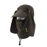 Unisex Outdooors Protection Uv Proof Windproof Fishing Cap Neck Face Flap Hat