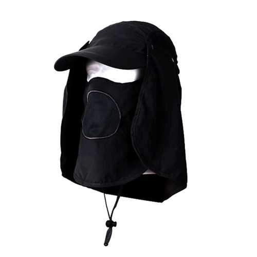 Unisex Outdooors Protection Uv Proof Windproof Fishing Cap Neck Face Flap Hat