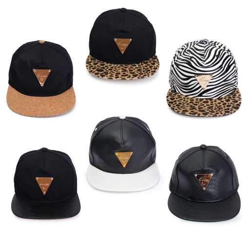 Unisex Trukfit Black Leopard Baseball Cap Snapback Hip-hop Bboy KPOP Adjustable Hat