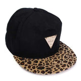 Unisex Trukfit Black Leopard Baseball Cap Snapback Hip-hop Bboy KPOP Adjustable Hat