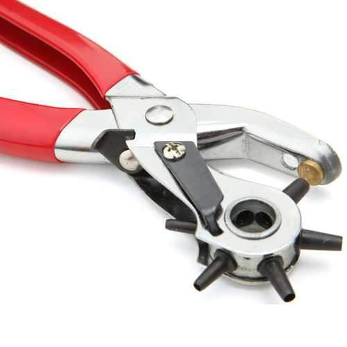 Cardboard Rubber Leather Hole Punch Hand Pliers Belt Holes Punches