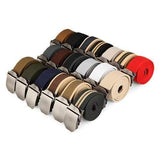 125CM Men Canvas Belt Thickening Alloy Buckle Pants Strip