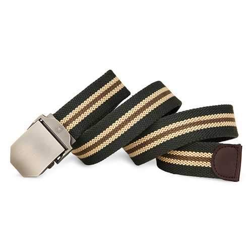 125CM Men Canvas Belt Thickening Alloy Buckle Pants Strip