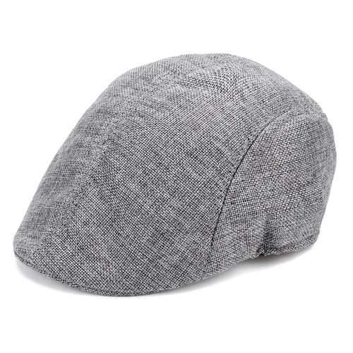 Mens Herringbone Flat Hat Peaked Racing Country Golf Newsboy Beret Cap