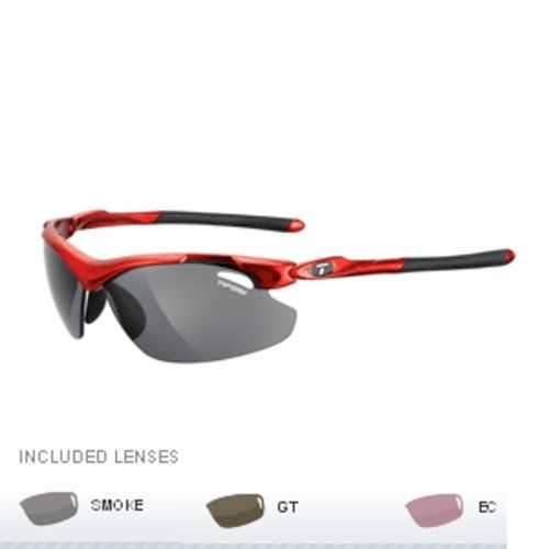 Tifosi Tyrant 2.0 Golf Interchangeable Sunglasses - Metallic Red
