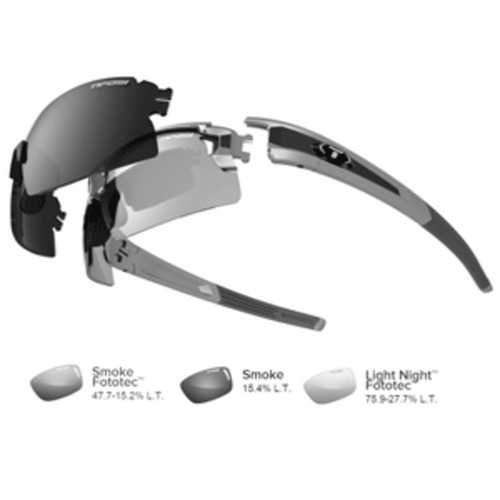 Tifosi Escalate H.S. Fototec Sunglasses - Silver/Gunmetal