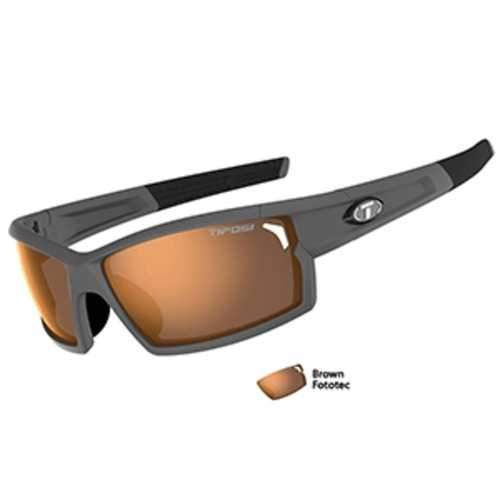 Tifosi Camrock Matte Gunmetal Fototec&trade; Sunglasses - Brown Fototec&trade;