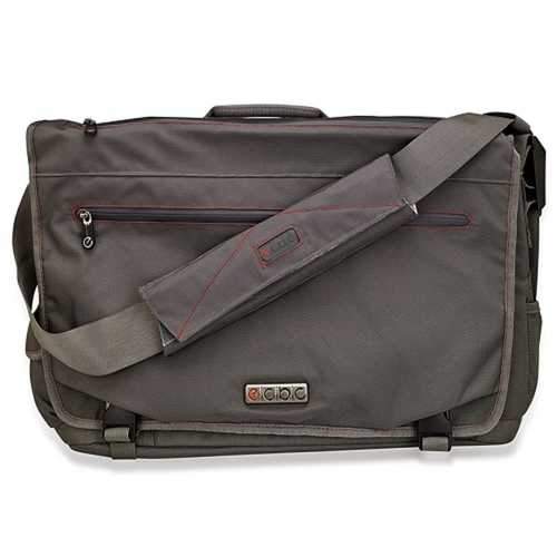 ECBC Trident Messenger Bag w/Adjustable Shoulder Strap (Gray) - Fits Up To 14 Notebooks