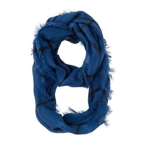 Tori Blue Plaid Infinity Scarf (pack of 1 ea)