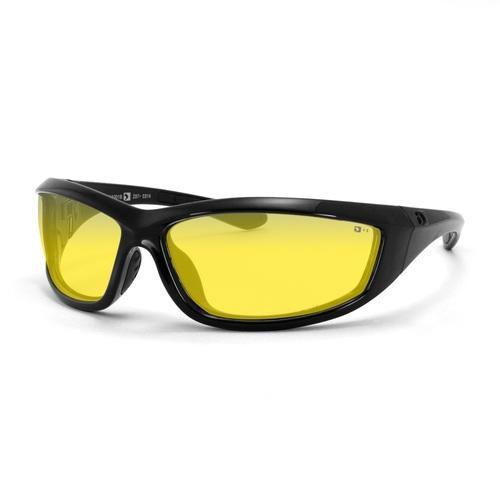 Bobster Charger Sunglass Z87+-Blk Frame-Anti-fog Yellow Lens