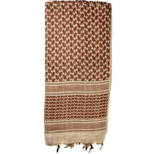 Red Rock Shemagh Head Wrap - Tan/Brown