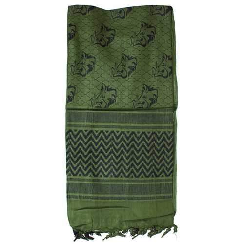 Red Rock Gear Shemagh Head Wrap Wild Hog Olive Drab/Black