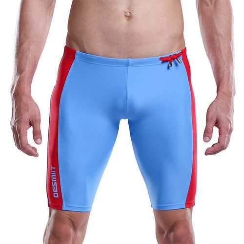 Swimming Sport Beach Mixed Colors Breathable Knee Length Trunks for Men