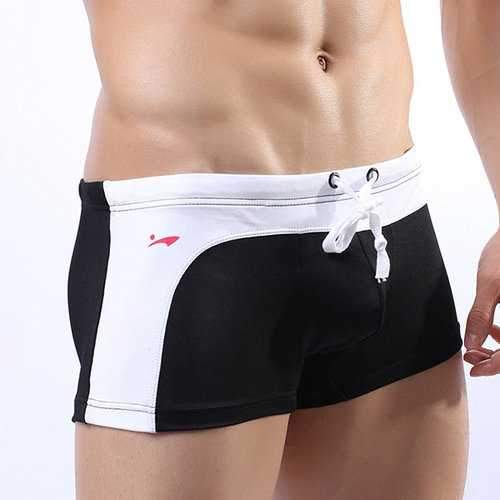 Sexy Fashion Beach Swimming Breathable Mixed Color Boxers Trunks for Men