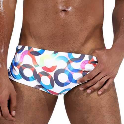 Sexy Printing Bikini Swim Trunks