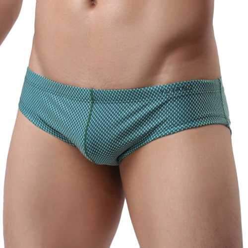 Men Jacquard Swim Briefs