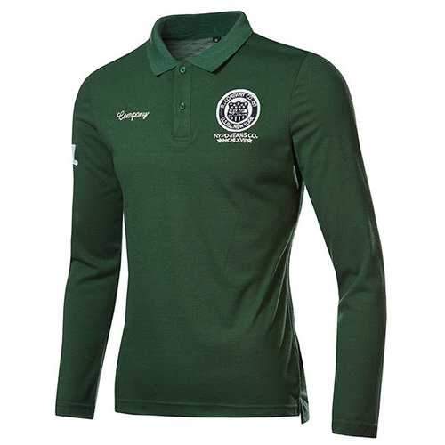 Mens Spring Fall Casual T-shirt Golf Shirt