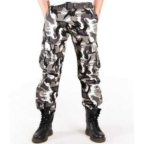 100% Cotton Multi-Pocket Outdoor Camouflage Cargo Pants