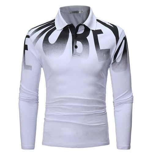 Letter Printing Casual Cotton T Shirts