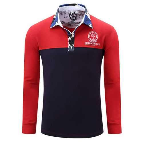 Comfy Thicken Cotton Long Sleeve Golf Shirt