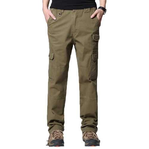 Casual Cotton Cargo Pants for Men
