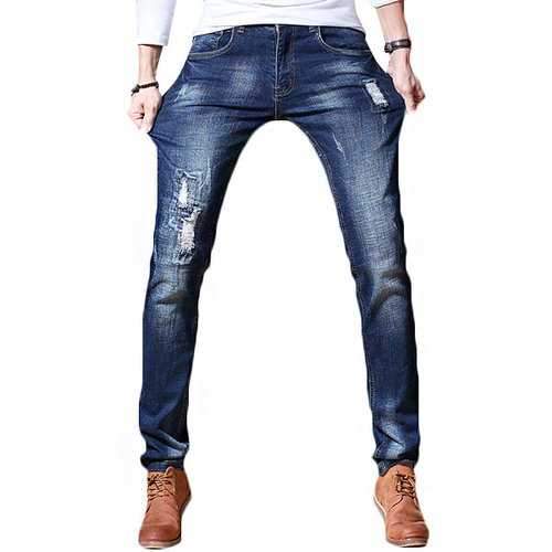Business Casual Elastic Jeans