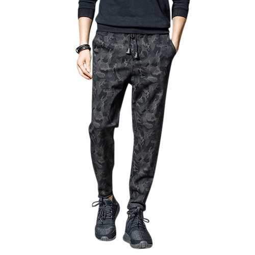 Mens Fashion Skinny Camouflage Harem Pants