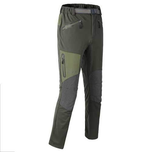 Mens Outdoor Warm Soft Shell Pants