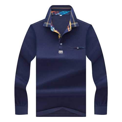 Mens Stylish Printed Collar Golf Shirt