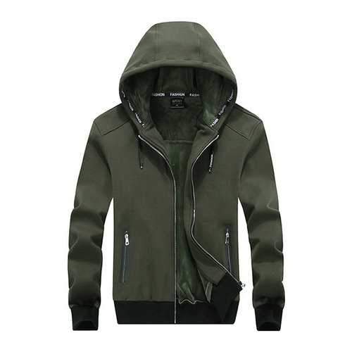 Plus Size Zip Up Casual Jacket