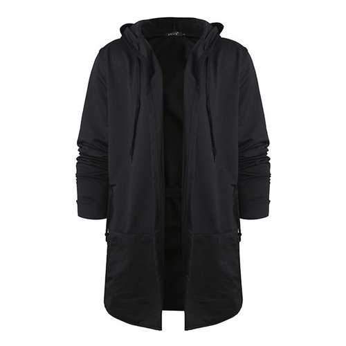 Hip-Hop Casual Mid-long Hoodies