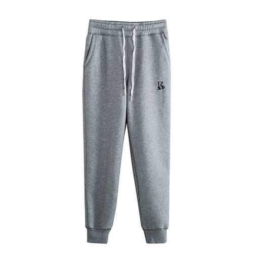 Mens Thermal Thicken Jogger Pants