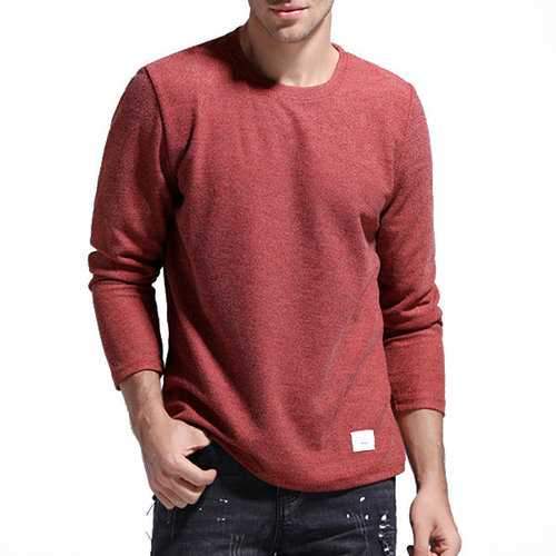 Solid Color Casual T-shirt