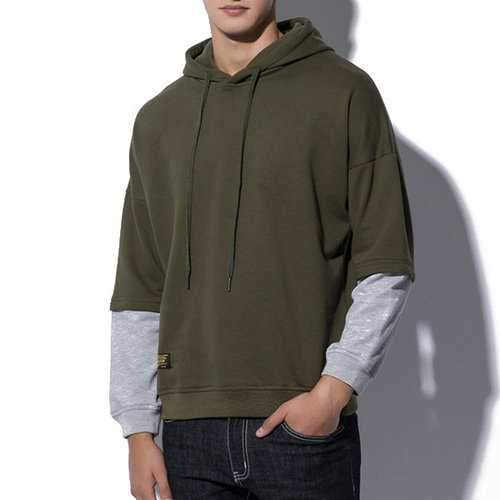 Patchwork Design Hip-Hop Hoodies