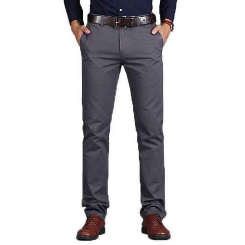 100%Cotton Casual Straight Pants
